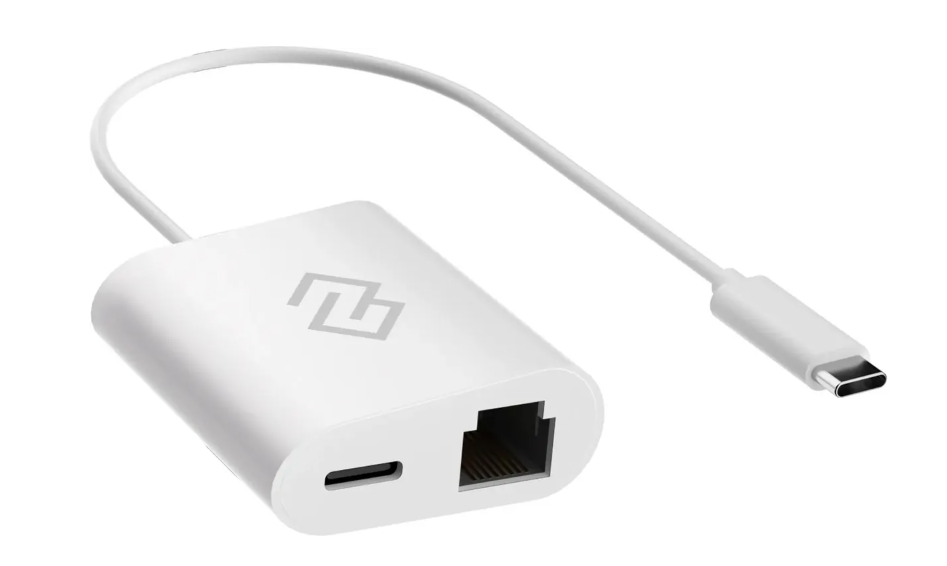 Сетевая карта USB-C Digma DS-960, (cтыковочная станция) белый