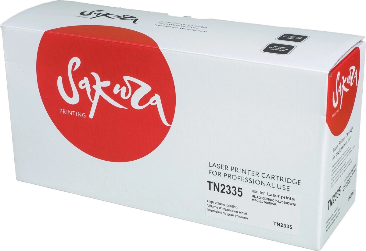 Картридж лазерный Sakura SATN2335 (TN-2335) для Brother, черный