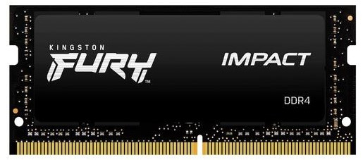 Модуль памяти SODIMM DDR4 8Gb PC4-25600 3200MHz Kingston Fury Impact