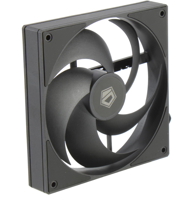 Вентилятор для корпуса 140mm ID-Cooling AS-140-K 4-Pin PWM Black
