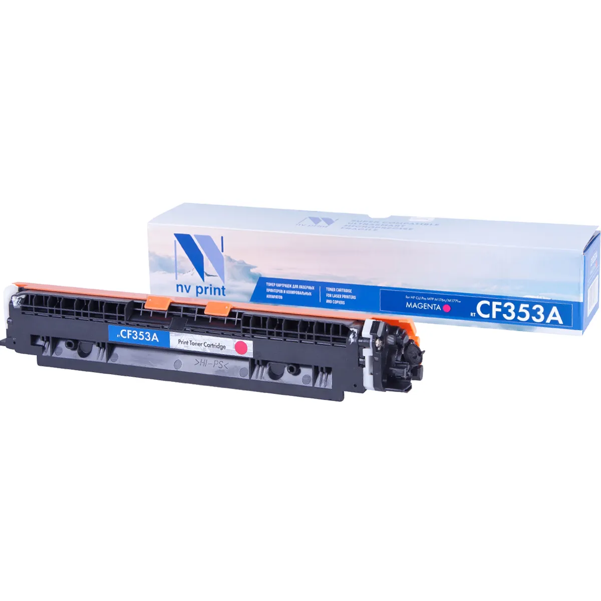 Картридж лазерный NV-print NV-CF353A для HP Color LaserJet Pro M176n/ M177fw 1000 стр. красный