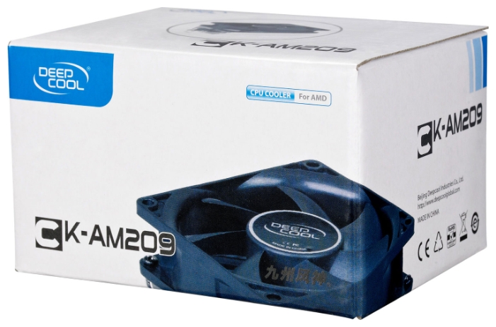 Кулер для процессора DeepCool CK-AM209 3-pin, AM4, 65W