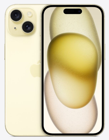 Смартфон Apple iPhone 15 Plus 256Gb Yellow (желтый) (без RuStore)
