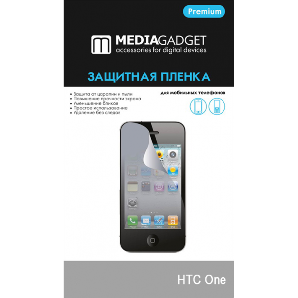 Защитная пленка для смартфона HTC One mini - Media Gadget прозрачная