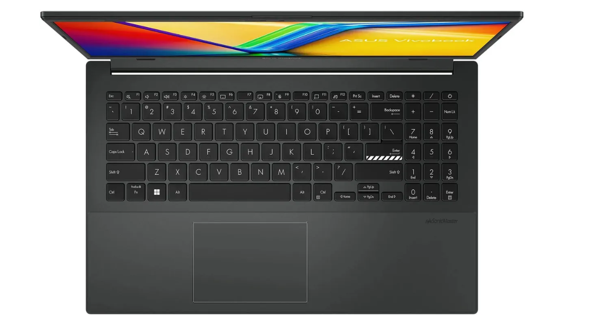 Ноутбук ASUS VivoBook Go E1504FA-BQ2467 Ryzen 5 7520U/16G DDR5/512 SSD/Radeon HD/15.6"FHD/DOS/черный