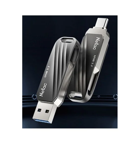 Флешка 128Gb Netac US11 USB3.0+TypeC Dual Flash Drive