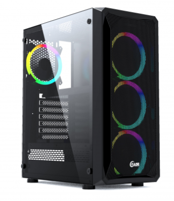 Корпус Powercase Mistral Z4 Mesh LED ATX Bllack
