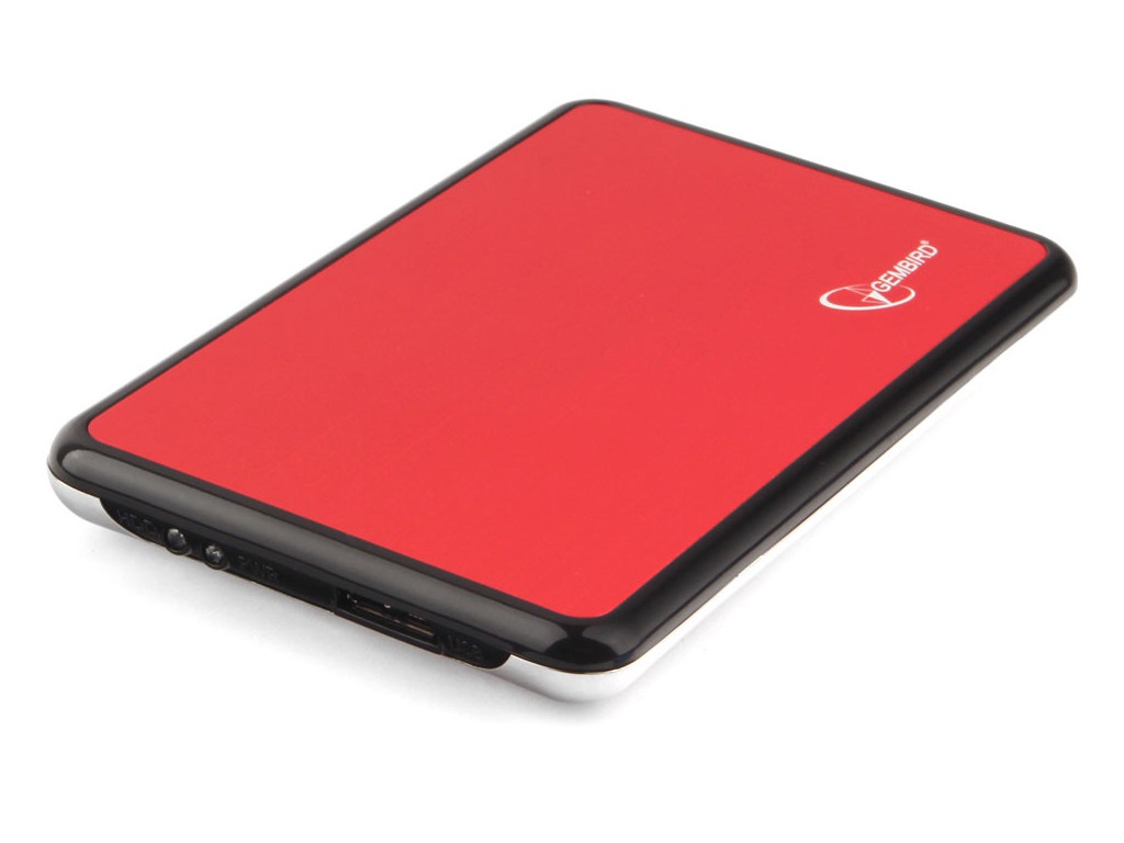 Внешний контейнер USB3.0 -> SATA 2.5", Gembird EE2-U3S-61, пластик, красный