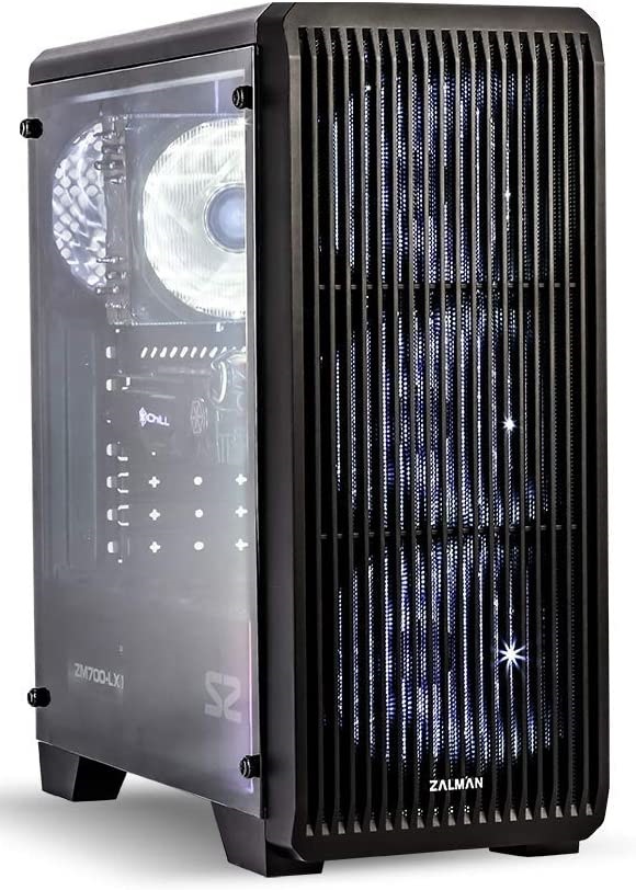 Корпус Zalman S2 TG (MidiTower, 2*USB2.0, 1*USB3.0, Tempered Glass, ATX, без БП) чёрный