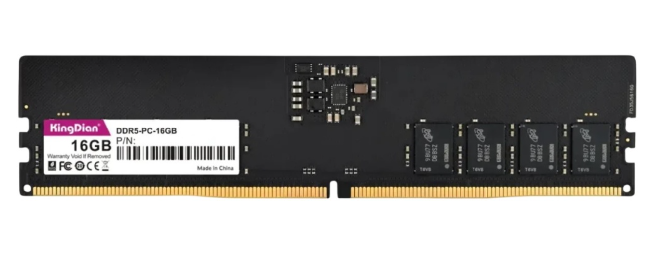 Модуль памяти DDR5 16Gb 5600MHz KingDian