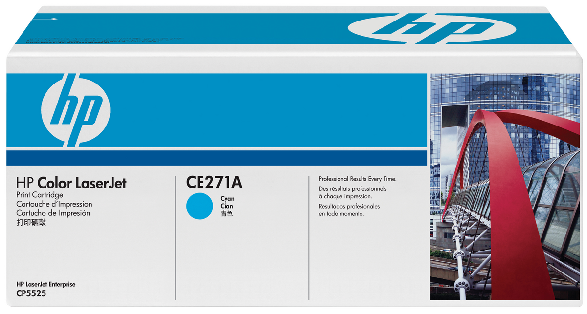 Картридж лазерный HP 650A (CE271A) для HP CP5525, 15000 стр. голубой