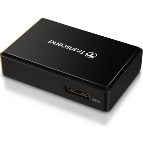 Внешний картридер USB3.0 Transcend TS-RDF8K2 microSD/SD/CF, черный