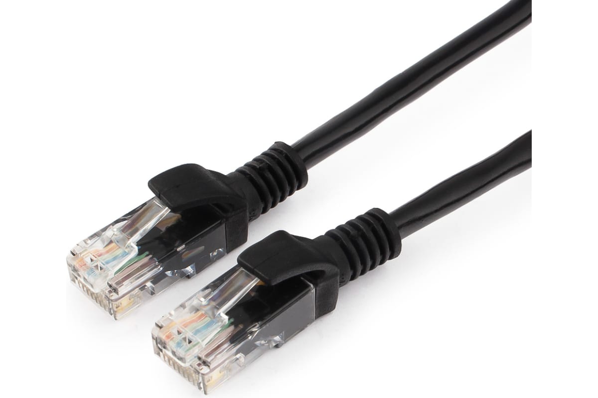 Кабель патч-корд Patch cord кат.5e 30.0м, Cablexpert, многожильный, чёрный