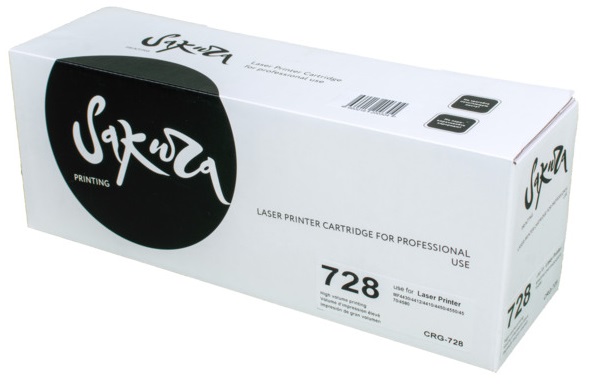 Картридж лазерный Sakura SACRG728 (728) для Canon iC MF4420,4430,4120,4412,4410,4452,4450,4550,4570,4580,D520, черный