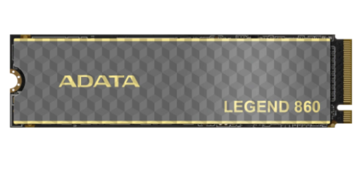 Накопитель SSD M.2 1Tb ADATA Legend 860 (PCI-E 4.0 x4, 6000/4000 Мбайт/сек)