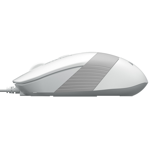 Мышь проводная A4Tech Fstyler FM10 1600dpi белый/серый