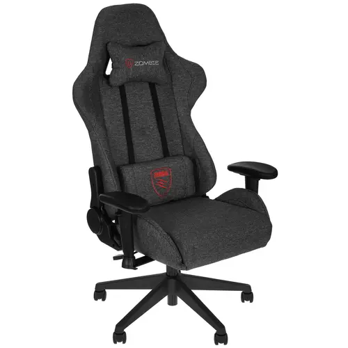 Кресло ZOMBIE NEOGREY (ткань, мех. качания, крест. пластик, до 120 кг) Серый