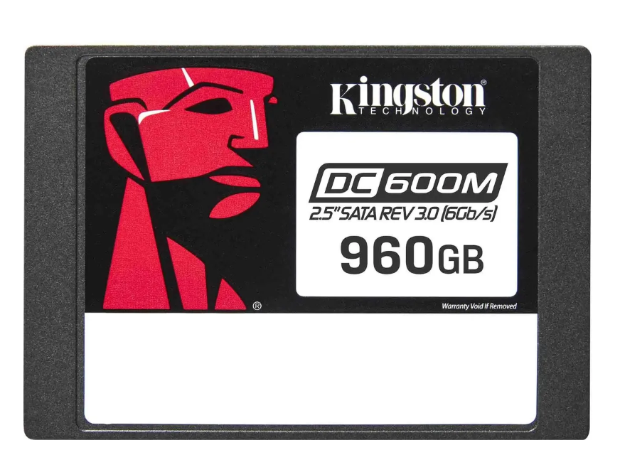 Накопитель SSD SATA 960Gb Kingston DC600M Series (TLC, 560/530 Мбайт/сек)