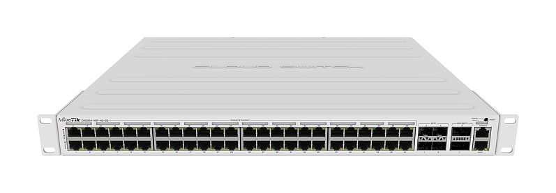 Коммутатор 48 port MIKROTIK CRS354-48P-4S+2Q+RM 1000 Мбит/сек 48*PoE 4*SFP