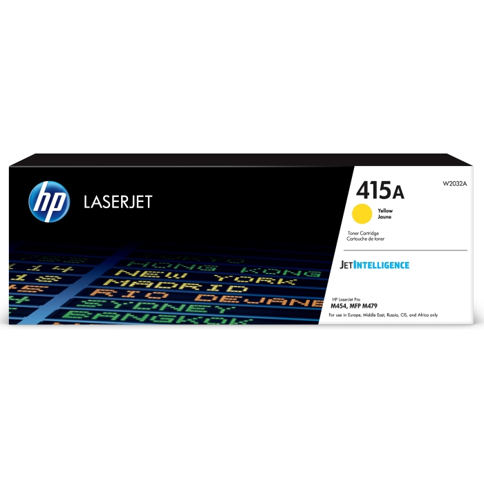 Картридж лазерный HP 415A (W2032A) для HP LJ M454/MFP M479 желтый
