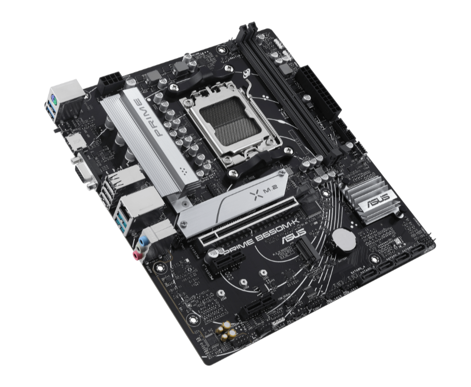 Материнская плата Socket AM5 ASUS PRIME B650M-K (B650) 2*DDR5 VGA HDMI mATX