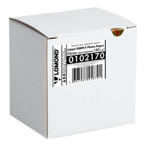 Бумага Lomond [10x15см] глянцевая, 180гр/м2, 600л (Simply Papers)