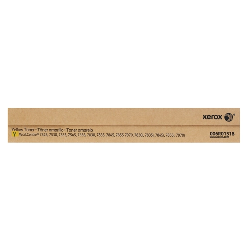 Картридж лазерный XEROX 006R01518 для WorkCentre 7545/7556, 15000 стр. желтый
