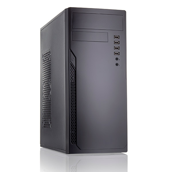 Корпус Foxline FL-301 USB2.0 450W ATX key lock чёрный