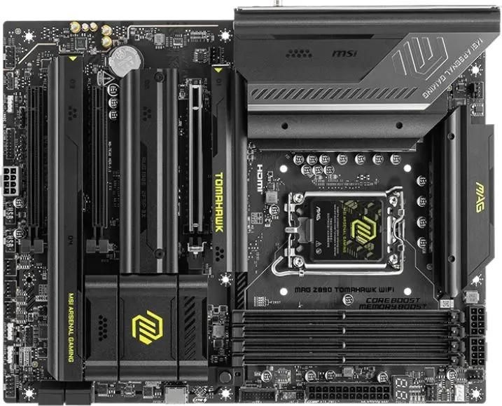 Материнская плата Socket-1851 MSI MAG Z890 TOMAHAWK WIFI (Z890) 4*DDR5 Thunderbolt HDMI USB-C ATX