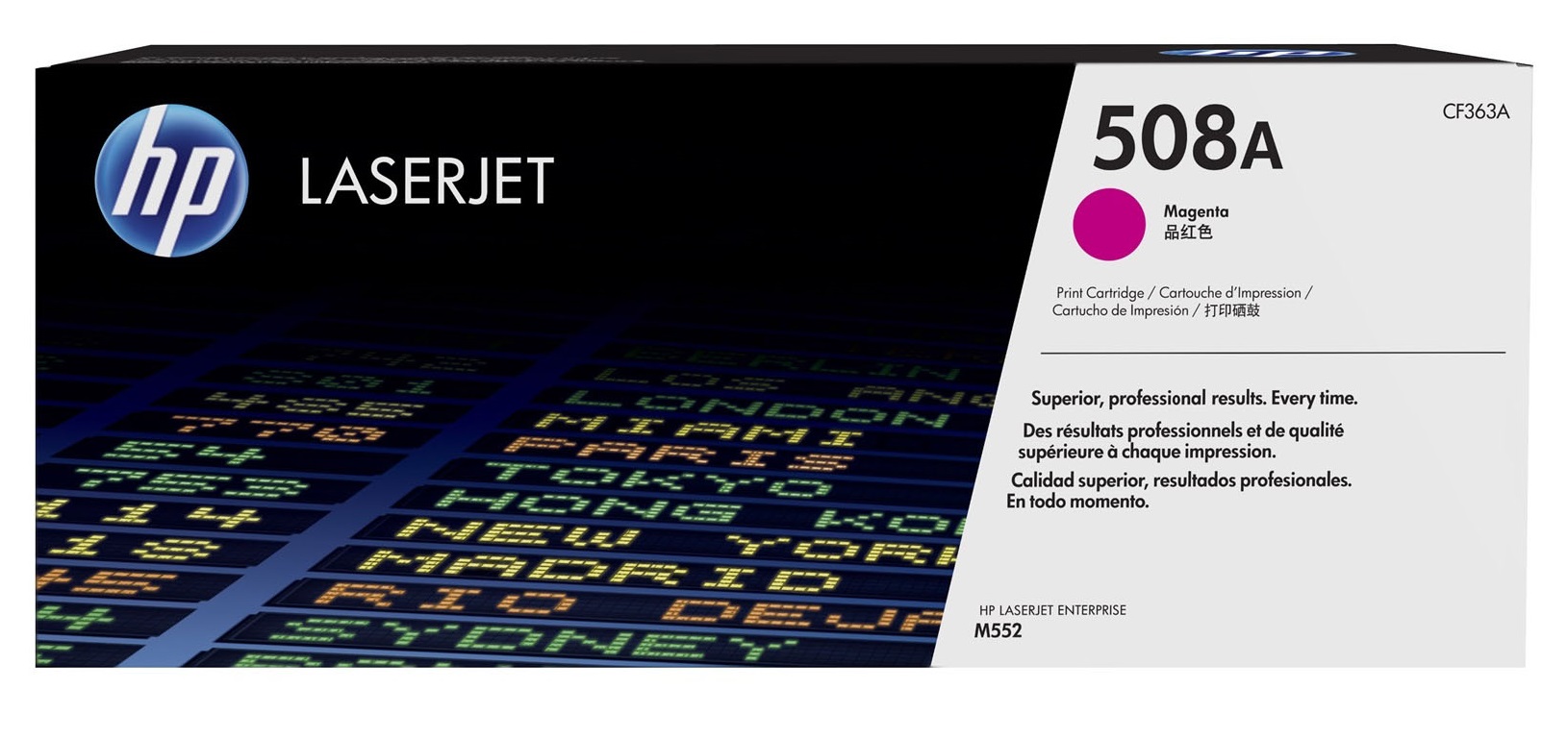 Картридж лазерный HP 508A (CF363A) для HP Color LaserJet Enterprise M552 пурпурный