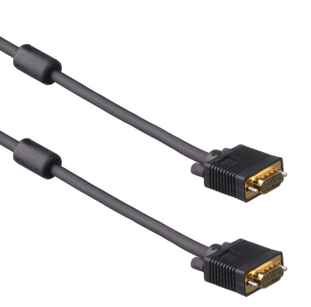 Кабель соединительный VGA (m) < - > VGA (m)  3.0м экран, феррит.кольца