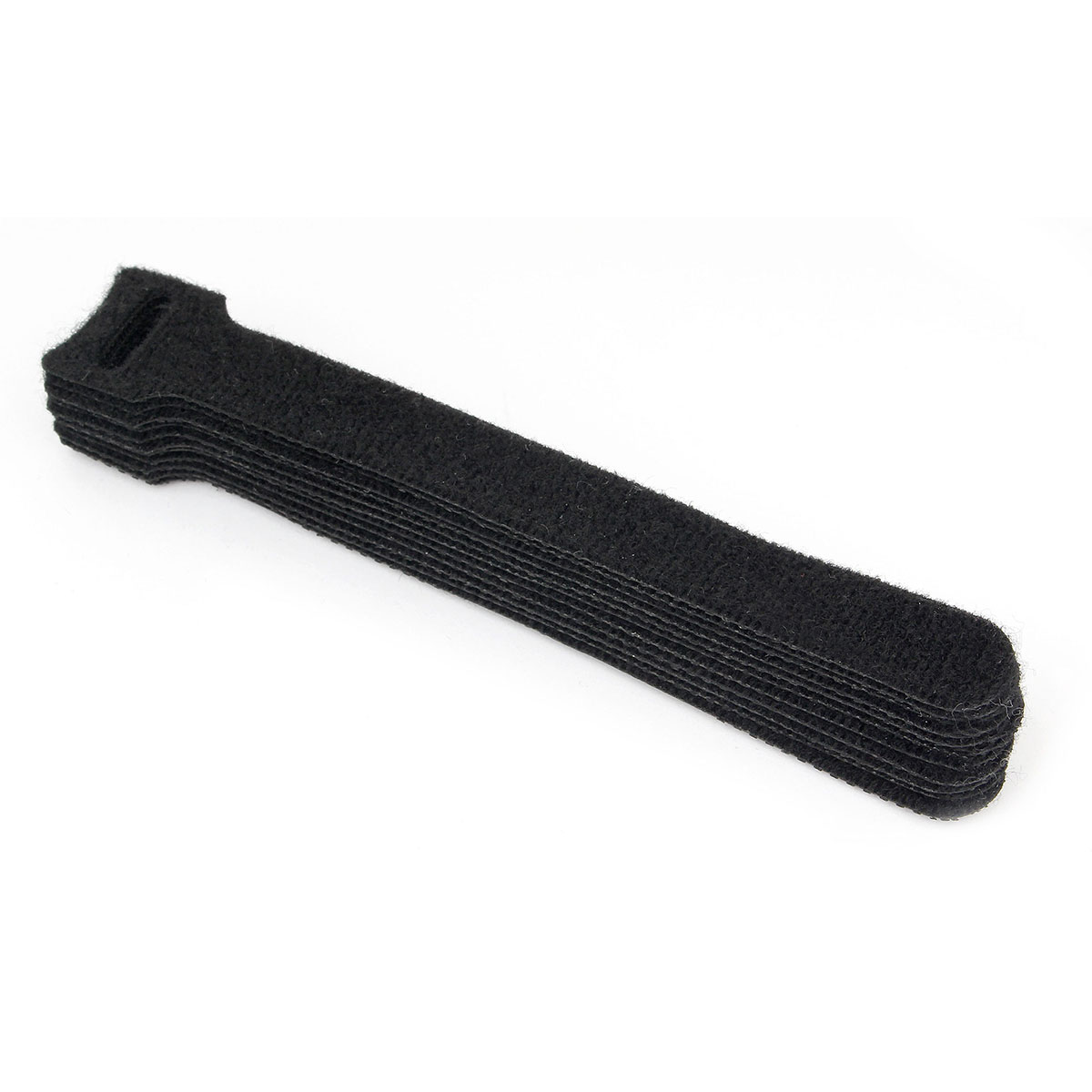 Хомуты-липучки Velcro VT-110x11BK  110x11 мм, 12 шт., черные