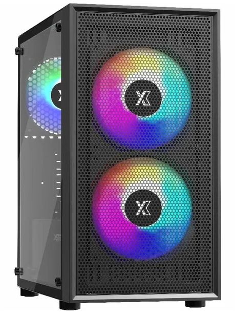 Корпус XASTRA A305M 3ARGB mATX чёрный