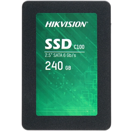 Накопитель SSD SATA 240Gb HIKVision С100 Series (3D TLC, 550/450 Мбайт/сек)