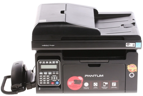 МФУ Pantum M6607NW (A4, ч/б, 22стр/мин, ADF, FAX, USB, LAN, WiFi) черный