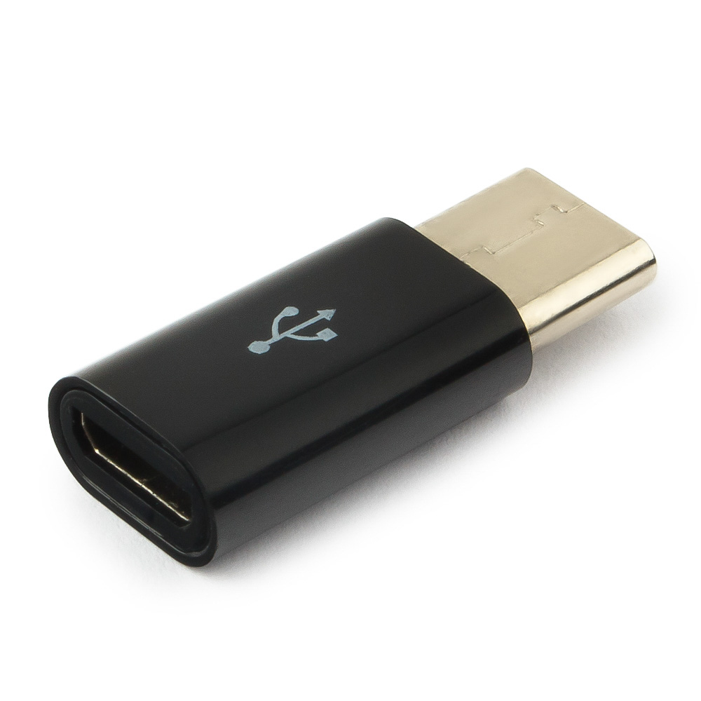 Переходник–адаптер USB-C (m)  --  micro USB (f), Cablexpert