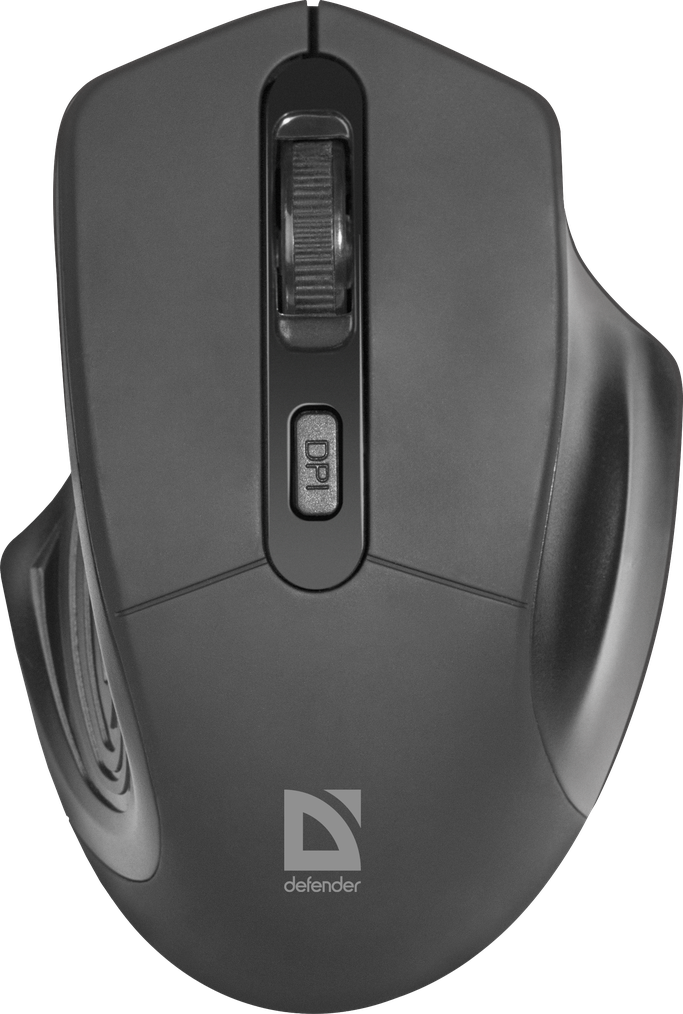 Мышь беспроводная Defender Datum MB-345 Wireless USB Black