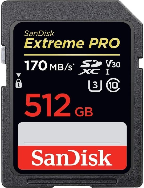 Карта памяти SD 512Gb SanDisk Extreme Pro SDXC UHS-I U3 V30