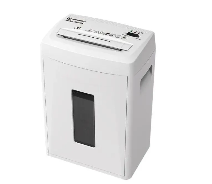 Уничтожитель бумаги New United Etalon ES-5HS белый (секр.P-7)/фрагменты/6лист./26лтр.