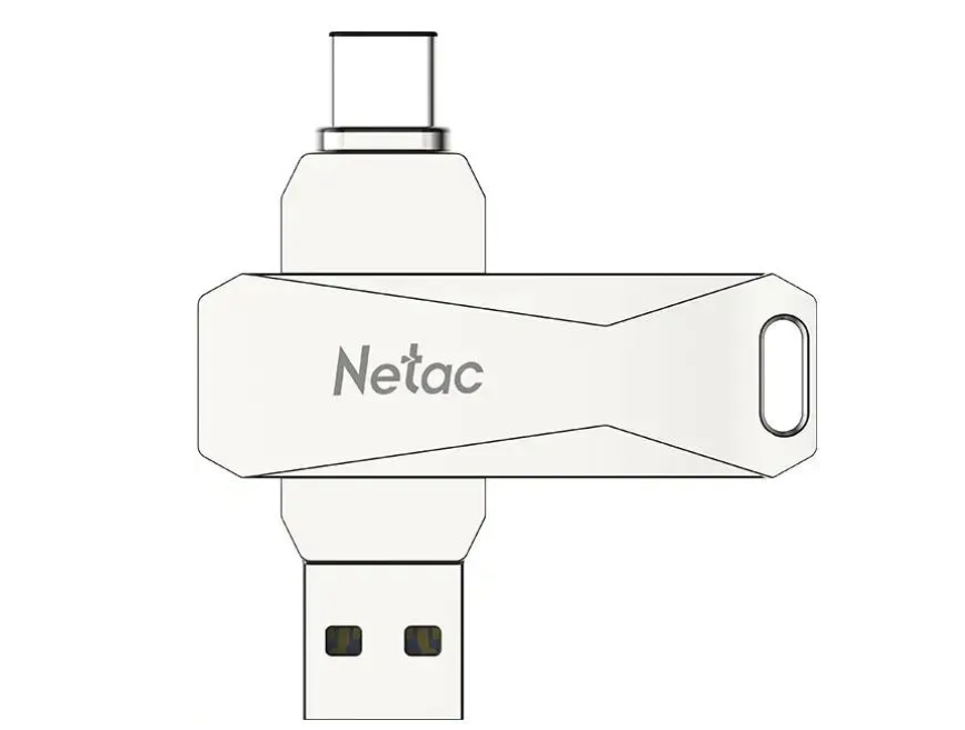 Флешка 128Gb Netac U782C USB3.0+TypeC Dual Flash Drive
