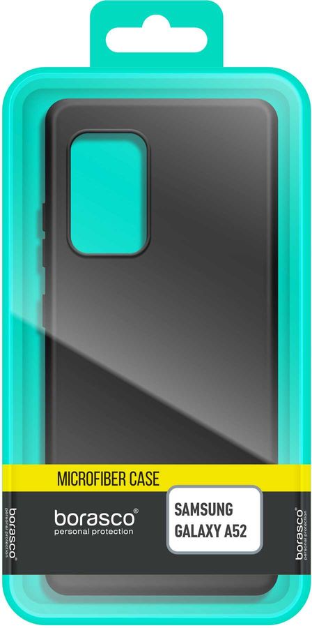 Чехол для смартфона Samsung Galaxy A52 - BoraSCO Mate черный