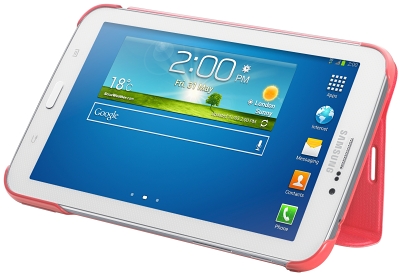 Чехол для планшета Samsung Galaxy Tab3 7" - Book Cover, розовый