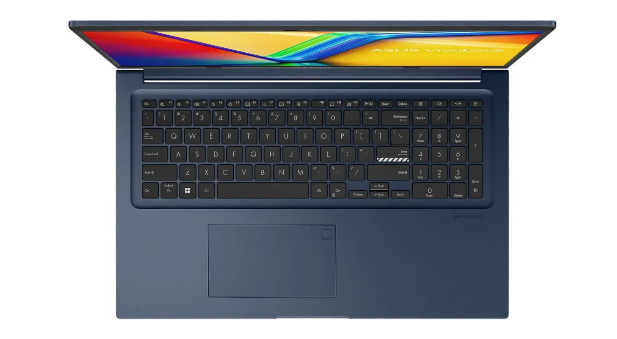 Ноутбук ASUS VivoBook X1704VA-AU1167 Core 5 120U/16G/512 SSD/Intel UHD/17.3"FHD/DOS/Blue (синий)