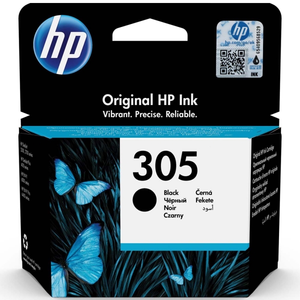 Картридж струйный HP 305 (3YM61AE) для HP DJ 2320/2710/2720, черный
