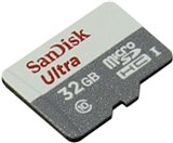 Карта памяти microSD 32Gb SanDiSk Ultra microSDHC CLASS 10 + SD адаптер