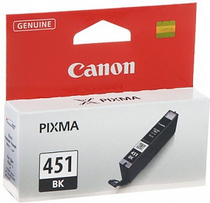 Картридж струйный Canon CLI-451BK для PIXMA iP7240/MG6340/MG5440, черный