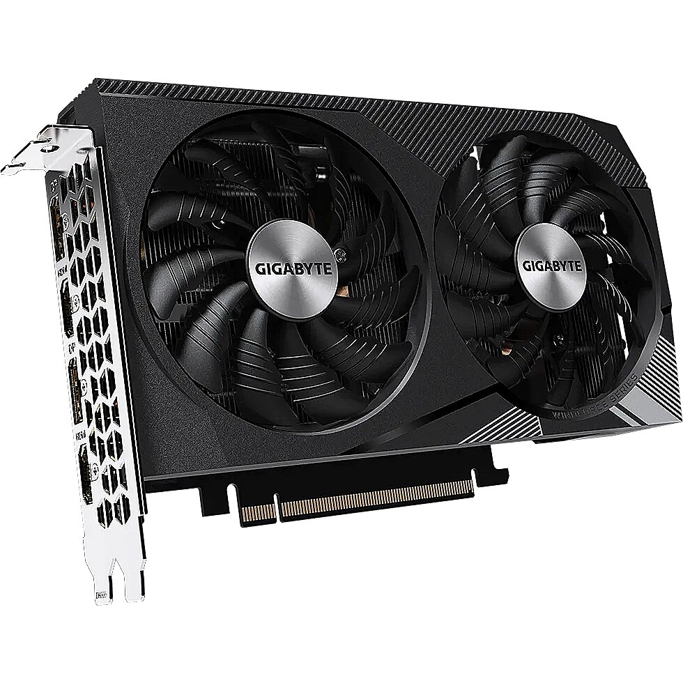 Видеокарта 12Gb GIGABYTE GV-N3060WF2OC-12GD (RTX3060) GDDR6 192bit HDMI DP