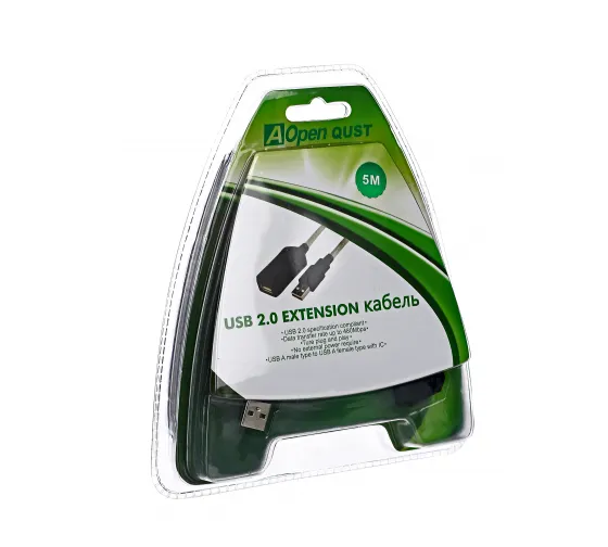 Кабель USB2.0 Am < - > Af удлинительный  5.0м  (активный)