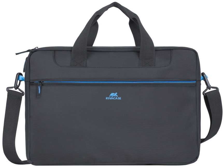 Сумка для ноутбука 15" Riva 8057 полиэстер, черная