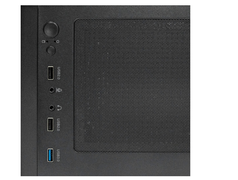 Корпус XASTRA A306M FRGB mATX чёрный